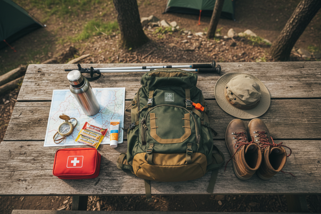 Day Hiking Essentials from Your Campsite