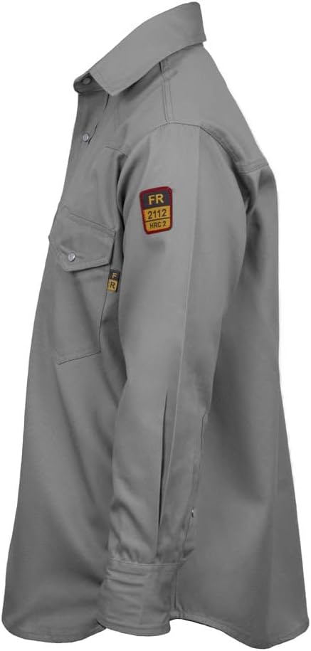 Flame Resistant FR Welding Shirt - 100% C - 9 oz