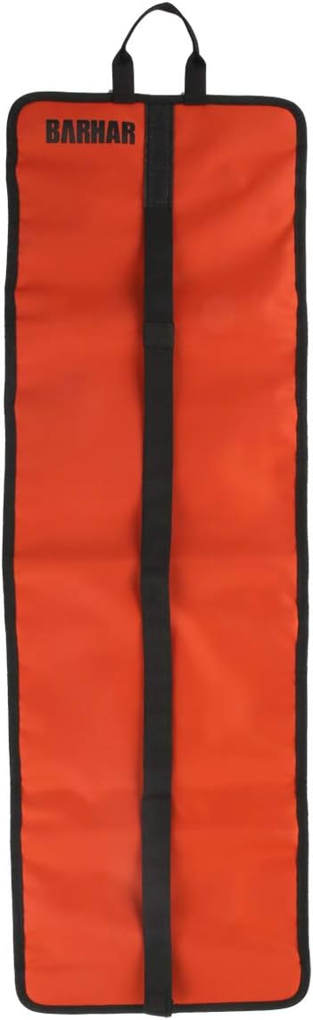 Climbing Quickdraw Hanging Storage Bag, Carabiner Hook Gear Equipment Parts Collections, Durable Foldable Bundled Roll Anti-scratch Bag, Small Tools Organizer Pouch, suit for Rock Climbing Ice Climb