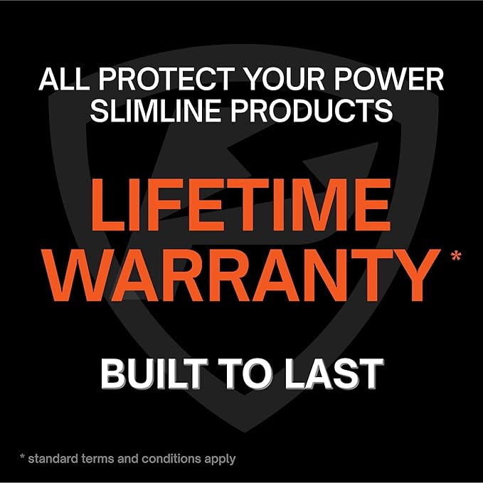 Slimline AA Battery Case, Soft Durable Material - Pack of 2 (Holds 2 Batteries)