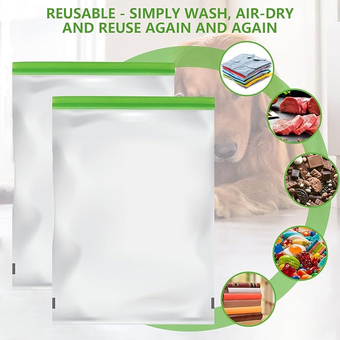 Odor Proof Storage Bags-28x20 Inch, Reusable Double-Tracked Zip Closure Barrier Storage Bags Lock in Odors Keep Contents Fresh and Waterproof, Large No-Odor Bear Bag fit Camping(4 Pack)