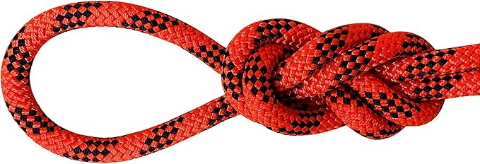 SEAMUS 8mm Prusik Accessory Cord 6M (20ft) UIAA Rock Climbing Rope 14Kn High Tensile Strength Rock Climbing Accessories Cord Double Braid Nylon Cord for Mountain Tree Climbing,Fire Rescue