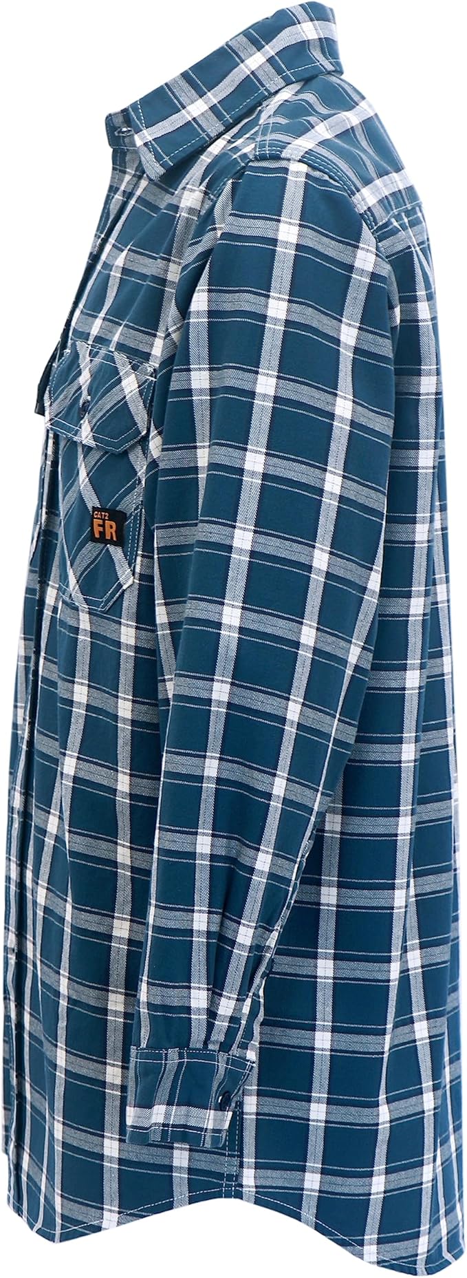 KONRECO FR Shirts for Men Fire Resistant Button Down Work Shirt 100% Cotton 6.5oz Lightweight Welding Shirts