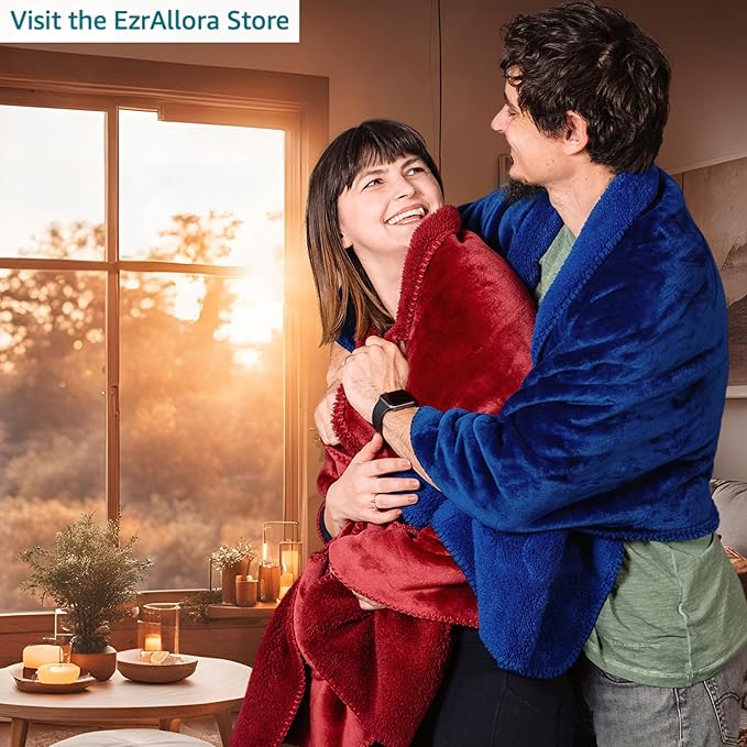 Premium Double Layer Poncho Blanket -No Sleeves Easy On Easy Off- Drape and Go Shawl Gift for Women Who Have Everything - Gifts for Grandma and Mom (Silver Grey)