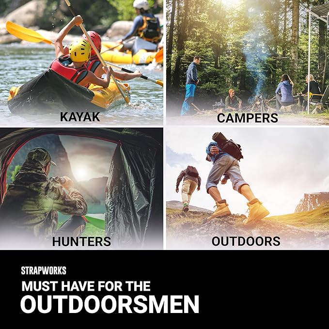 Lightweight Polypropylene Webbing - Poly Strapping for Outdoor DIY Gear Repair, Pet Collars, Crafts – 3/4 Inch by 10, 25, or 50 Yards, Over 20 Colors