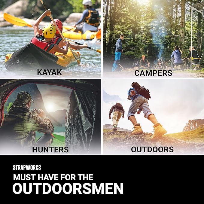 Lightweight Polypropylene Webbing - Poly Strapping for Outdoor DIY Gear Repair, Pet Collars, Crafts – 3/4 Inch by 10, 25, or 50 Yards, Over 20 Colors